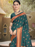 Deeva Sarees Dark Green Silk Saree